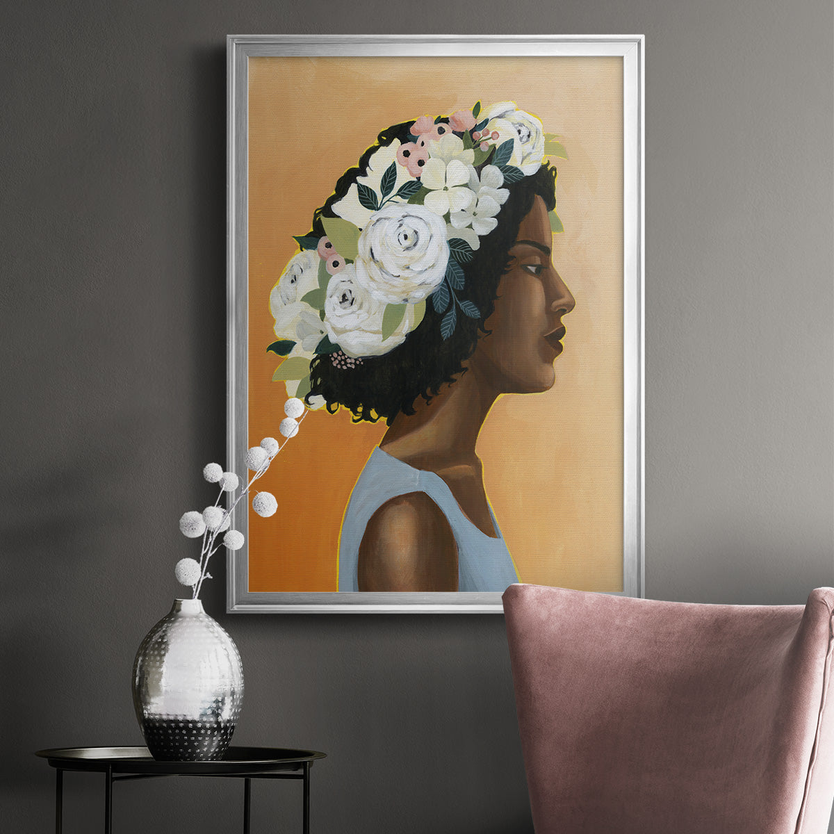 Modern Laurel I Premium Framed Print - Ready to Hang