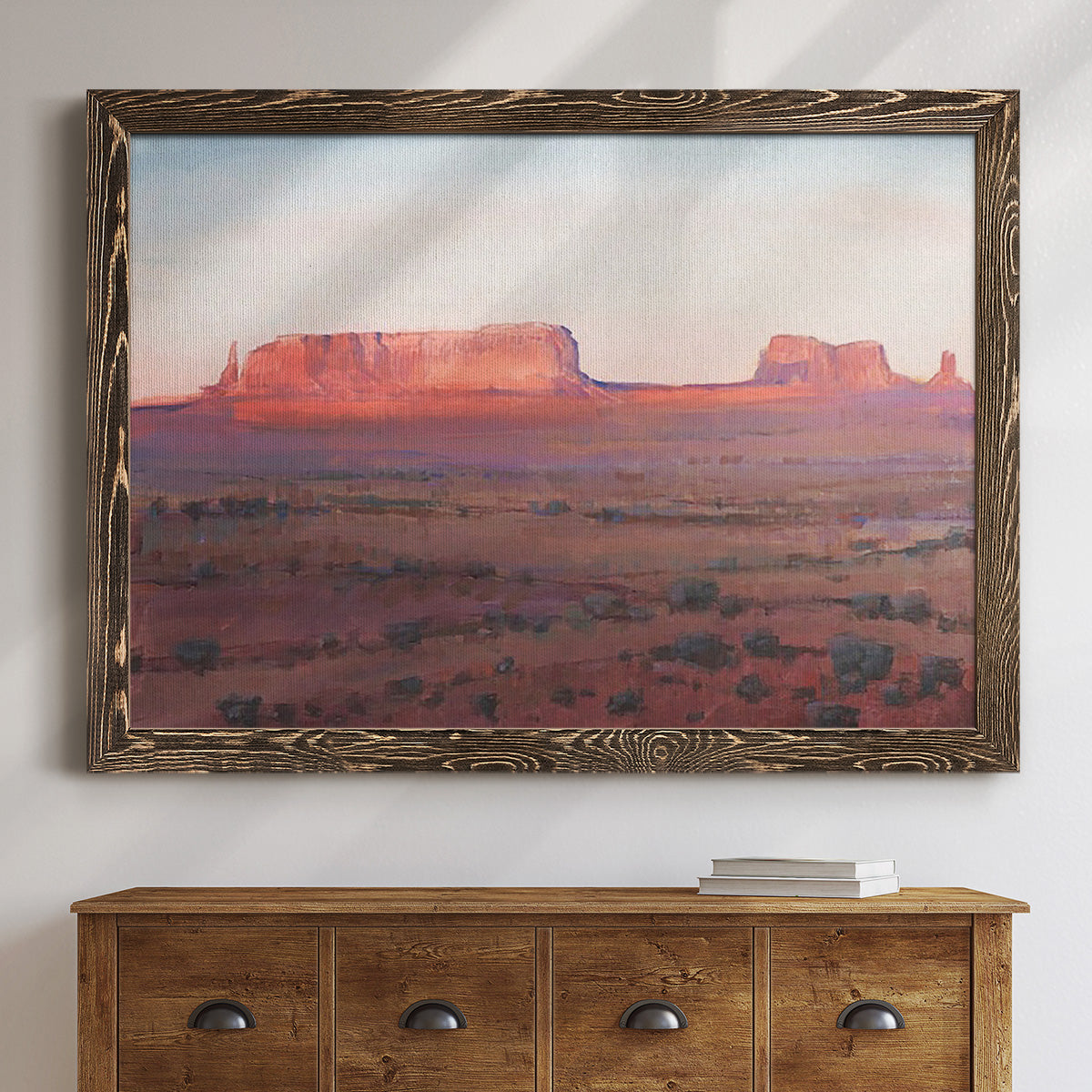 Red Rocks at Dusk I-Premium Framed Canvas - Ready to Hang