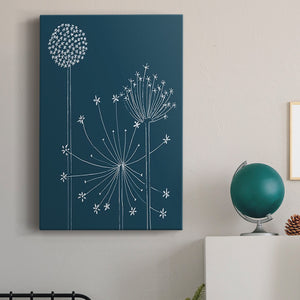 Graphic Alliums I Premium Gallery Wrapped Canvas - Ready to Hang