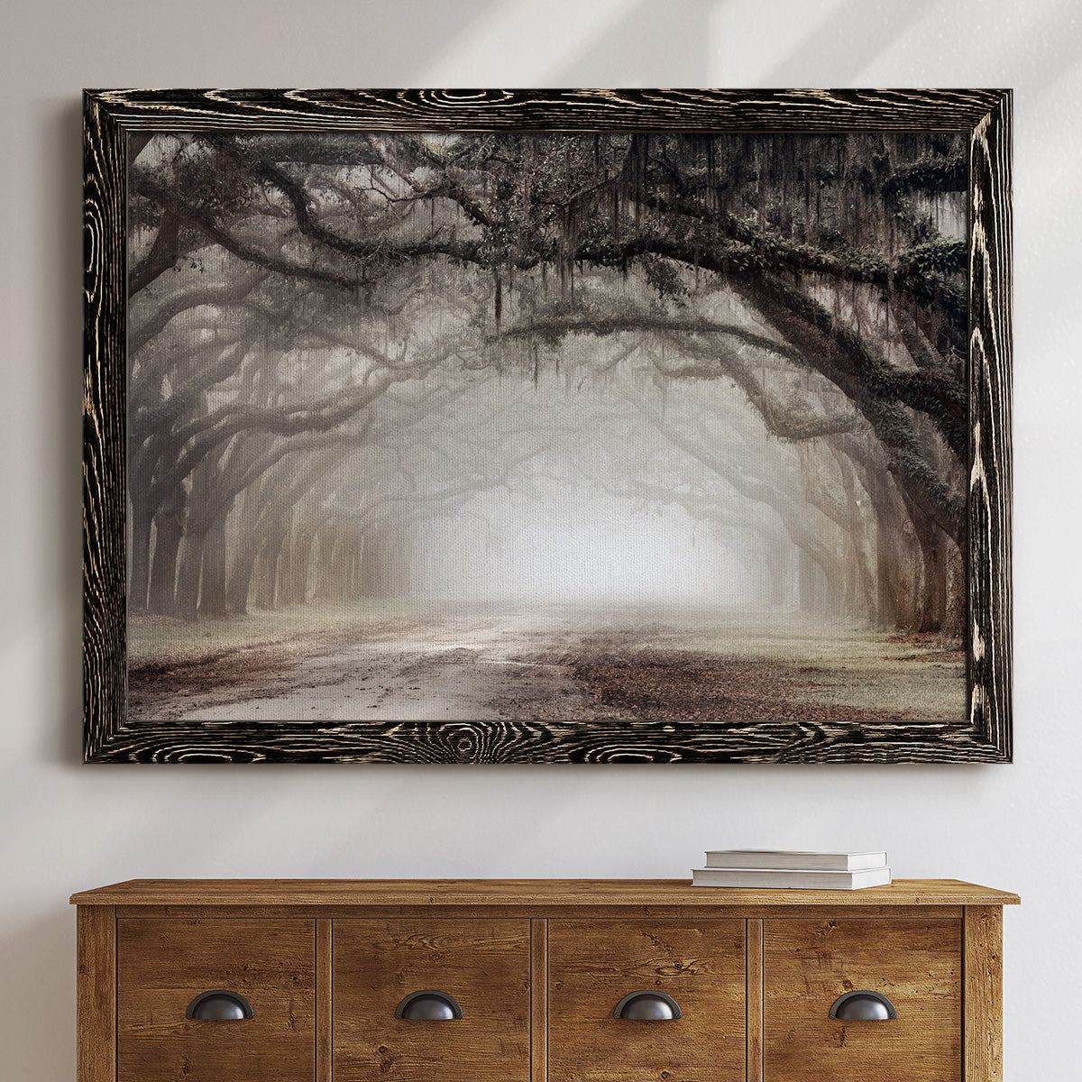 Timeless Plantation Drive-Premium Framed Canvas - Ready to Hang