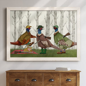 Pheasant Shooting Party Group 1-Premium Framed Canvas - Ready to Hang