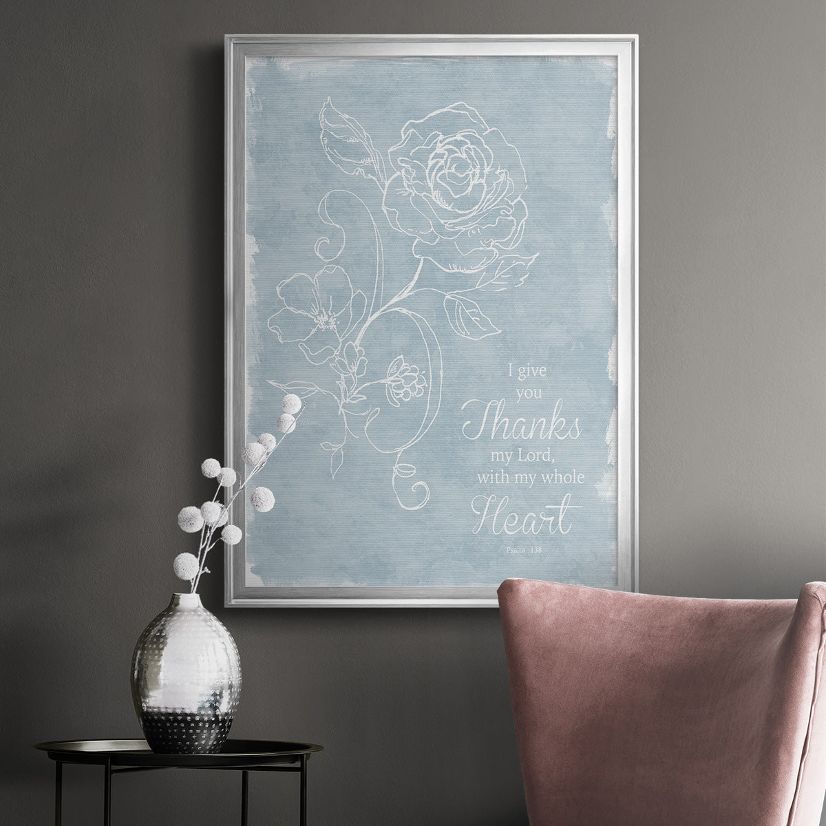 Whole Heart Premium Framed Print - Ready to Hang