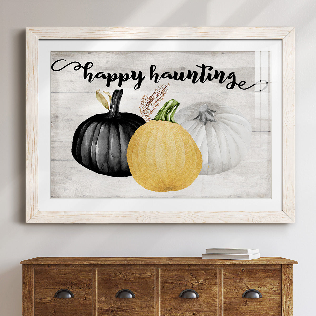 Happy Haunting-Premium Framed Print - Ready to Hang