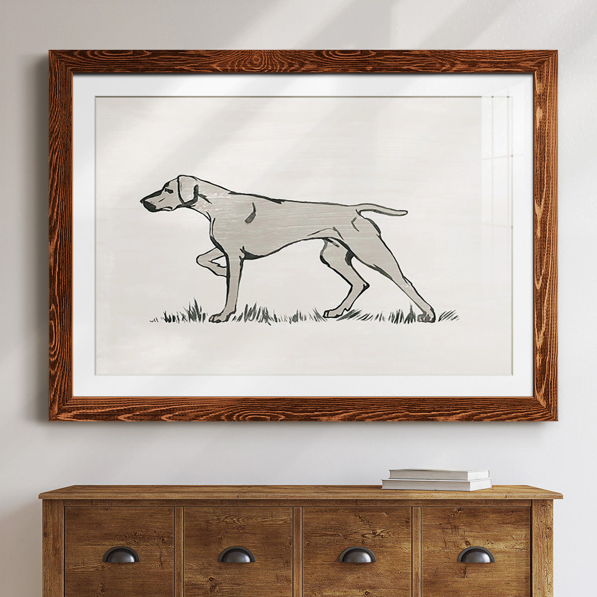 Neutral Pointer II-Premium Framed Print - Ready to Hang
