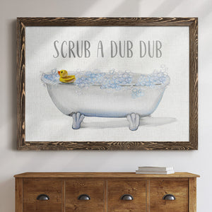 Scrub A Dub-Premium Framed Canvas - Ready to Hang