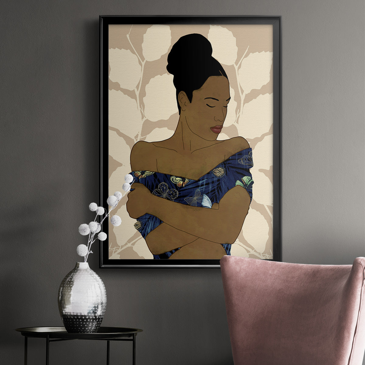 Ethnic Beauty II Premium Framed Print - Ready to Hang