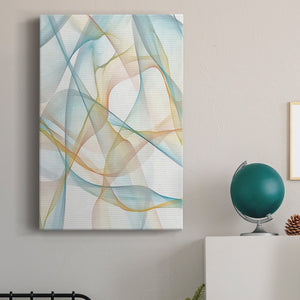 Curves and Waves III Premium Gallery Wrapped Canvas - Ready to Hang