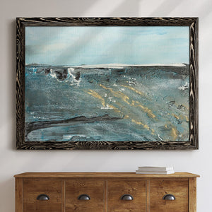 Flow of Love in Ocean II-Premium Framed Canvas - Ready to Hang