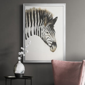 Zebra Stripes Premium Framed Print - Ready to Hang