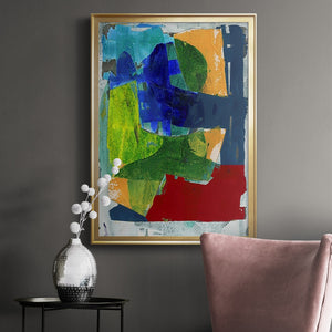 Brights Strokes II Premium Framed Print - Ready to Hang