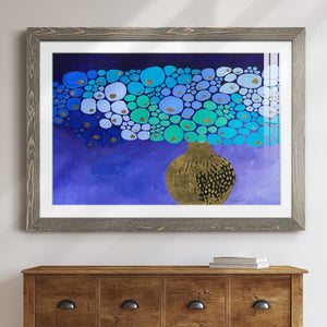 Blue Poppies II-Premium Framed Print - Ready to Hang