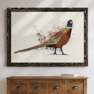 Pheasant Splash 2-Premium Framed Canvas - Ready to Hang