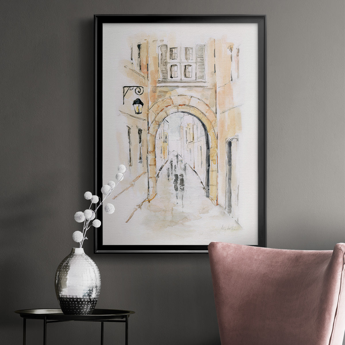 Venice Market Day II Premium Framed Print - Ready to Hang