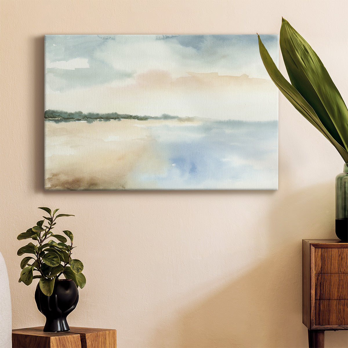 Simple Sea Premium Gallery Wrapped Canvas - Ready to Hang