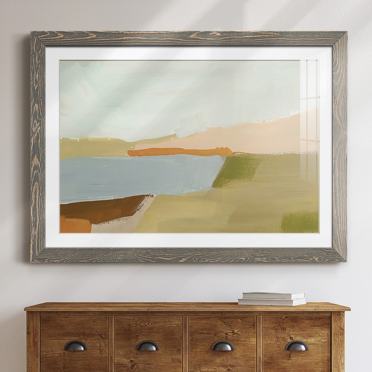 Stacked Landscape I-Premium Framed Print - Ready to Hang
