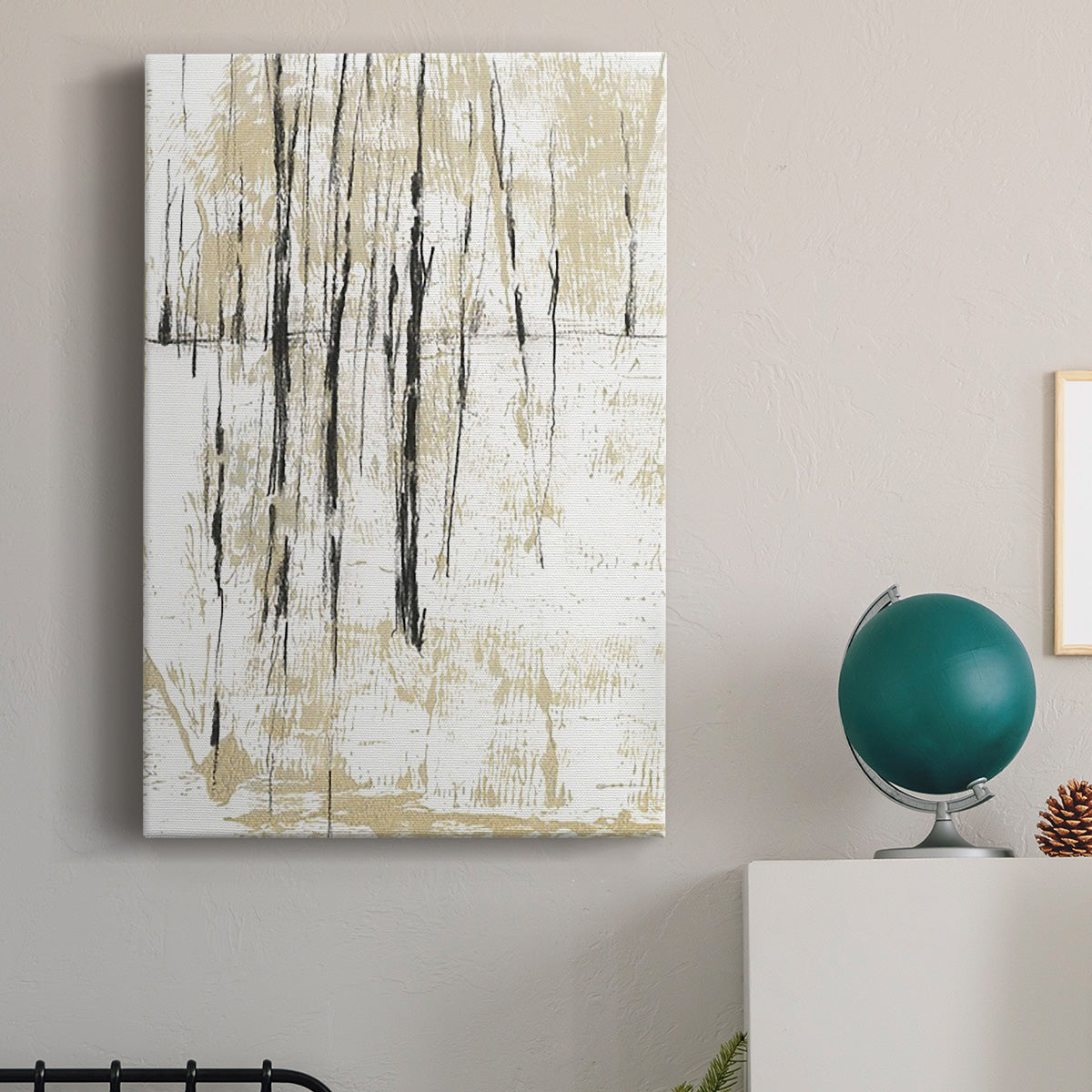 Gilded Forest II Premium Gallery Wrapped Canvas - Ready to Hang