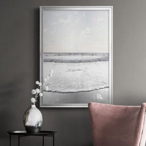 Serene Shore Premium Framed Print - Ready to Hang