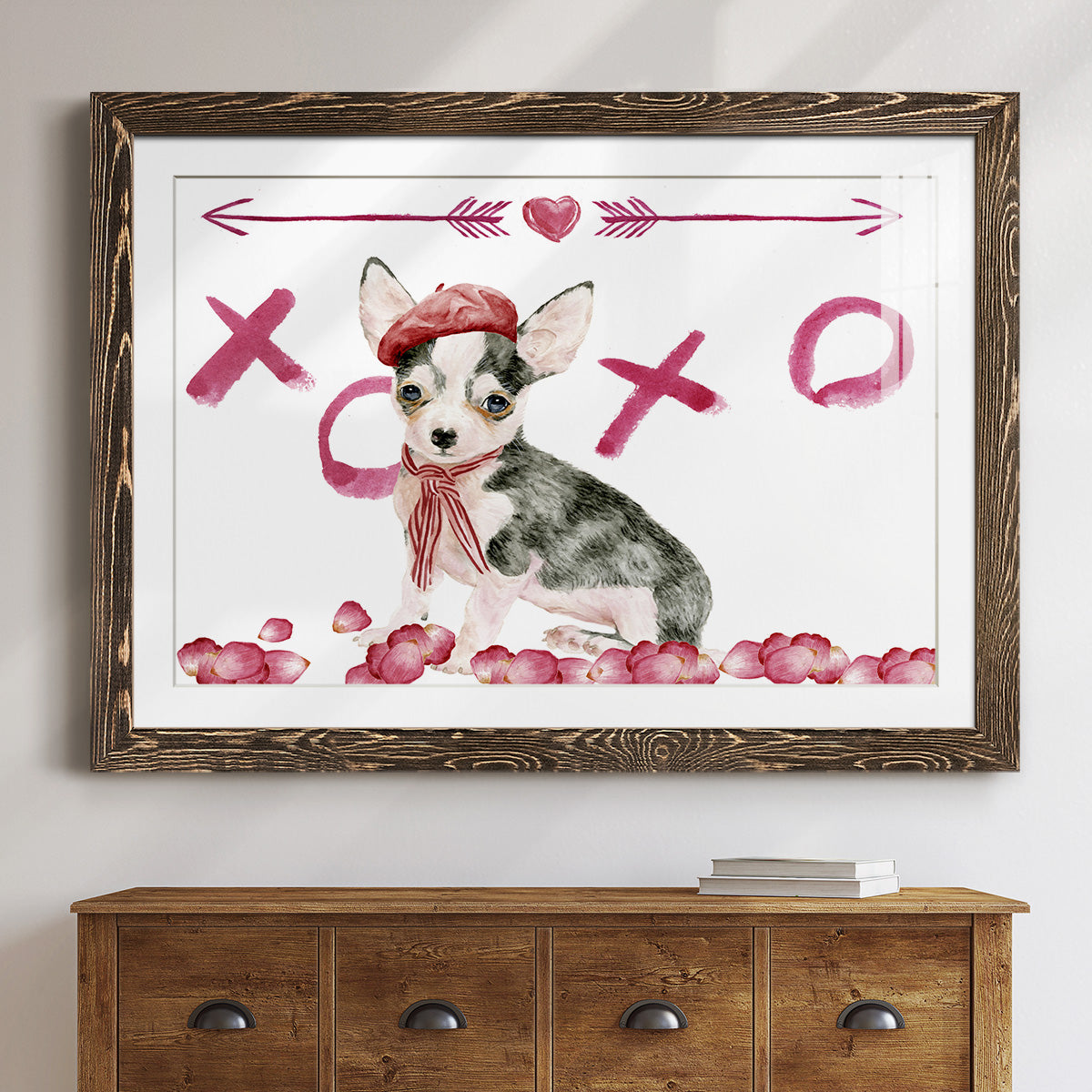 Puppy Valentine Collection A-Premium Framed Print - Ready to Hang