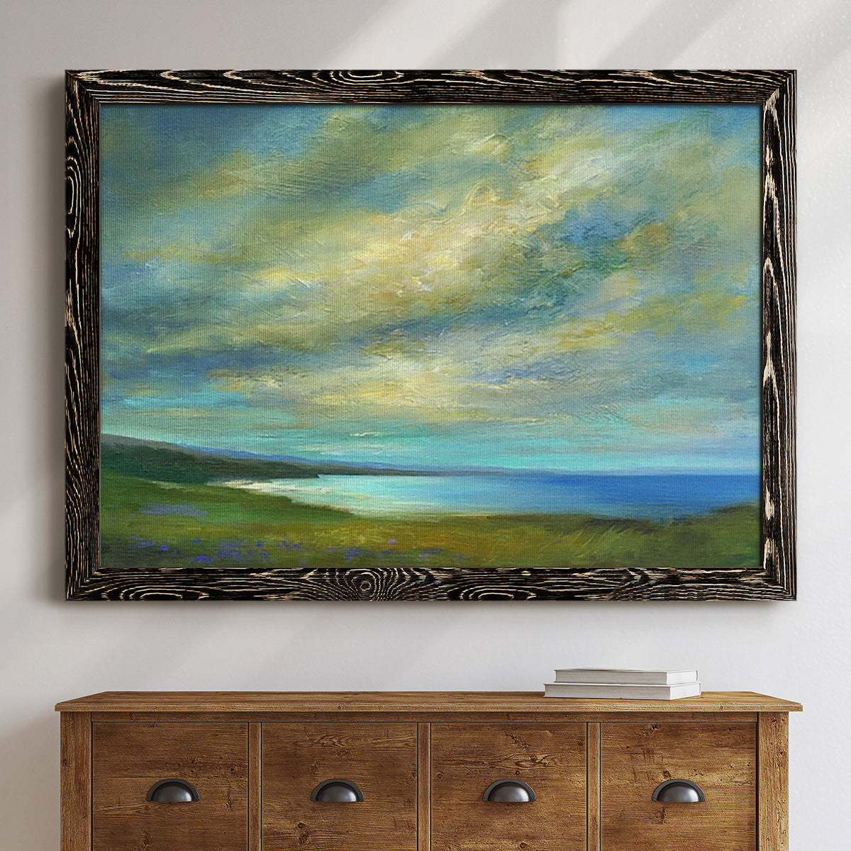 Coastal Views I-Premium Framed Canvas - Ready to Hang