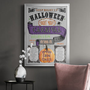 Carnival Sign Premium Framed Print - Ready to Hang