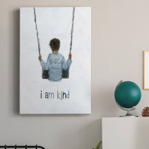 Boy on a Swing Premium Gallery Wrapped Canvas - Ready to Hang
