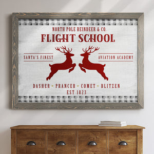 Flight School-Premium Framed Canvas - Ready to Hang