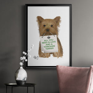 Sepia Botanical Journal I - Modern Framed Canvas Print