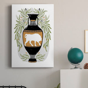 Greek Vases IV Premium Gallery Wrapped Canvas - Ready to Hang