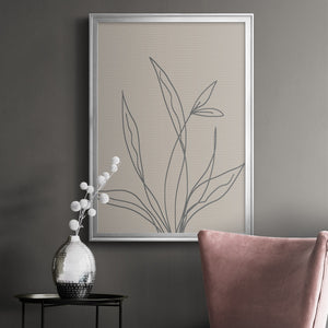 Neutral Lines II Premium Framed Print - Ready to Hang