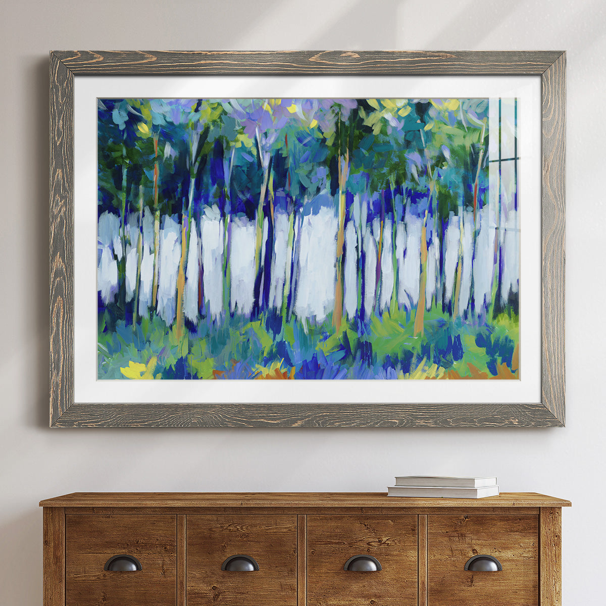 Light Through the Trees-Premium Framed Print - Ready to Hang