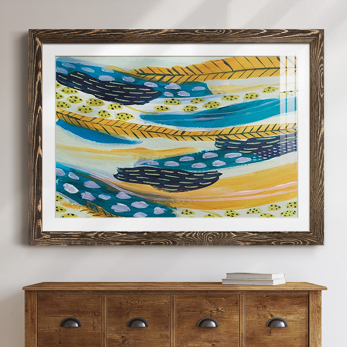 Feathery III-Premium Framed Print - Ready to Hang