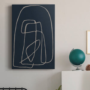 Shapes and Night Sky I Premium Gallery Wrapped Canvas - Ready to Hang