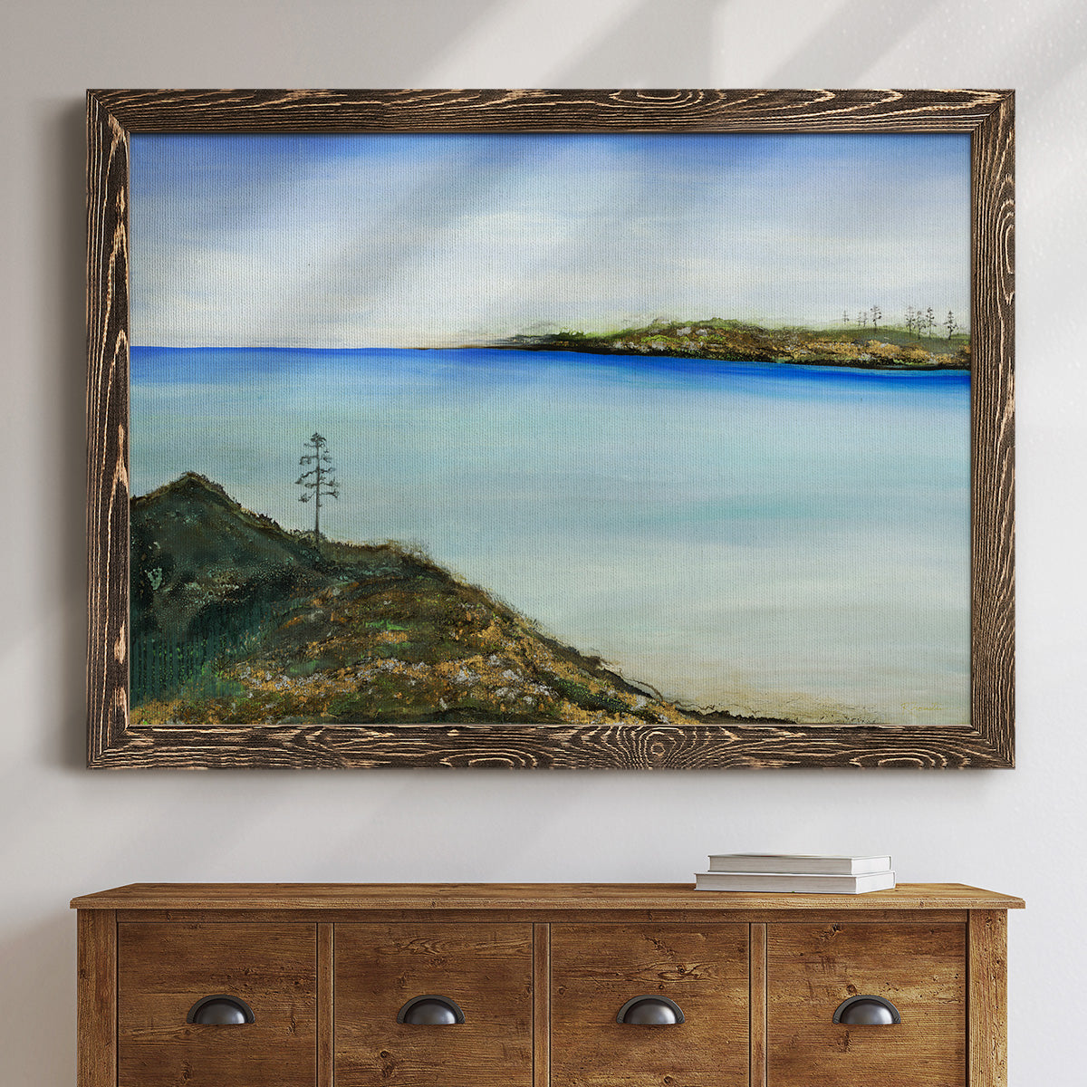 On A Clear Day-Premium Framed Canvas - Ready to Hang