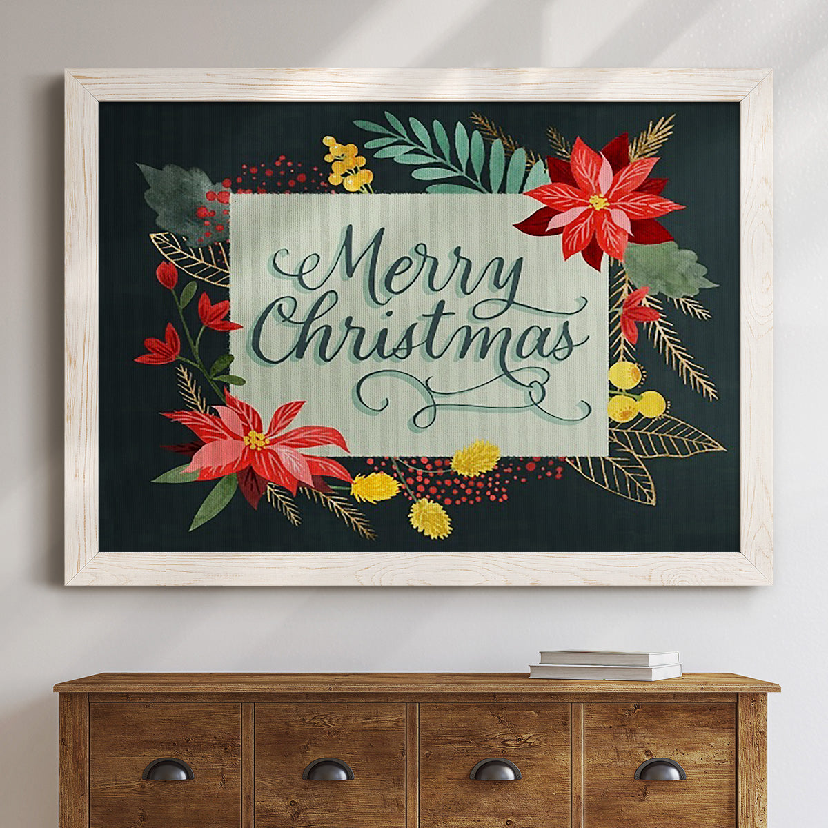 Bright Christmas Night  I-Premium Framed Canvas - Ready to Hang