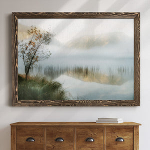 Golden Mirror of October-Premium Framed Canvas - Ready to Hang