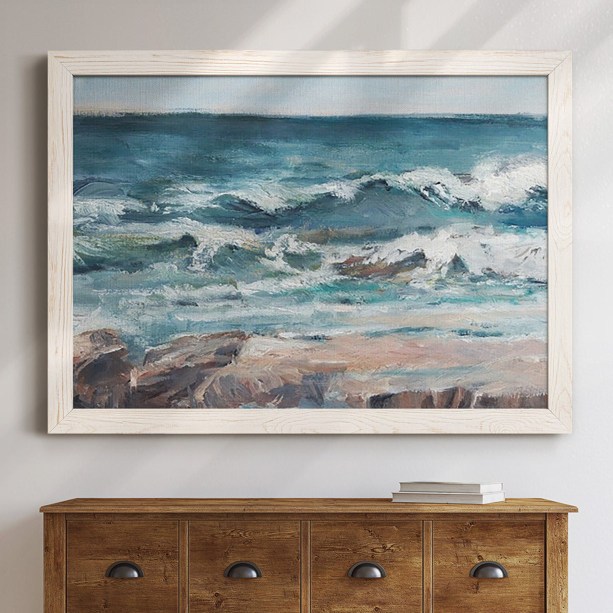 Ocean Breakers II-Premium Framed Canvas - Ready to Hang