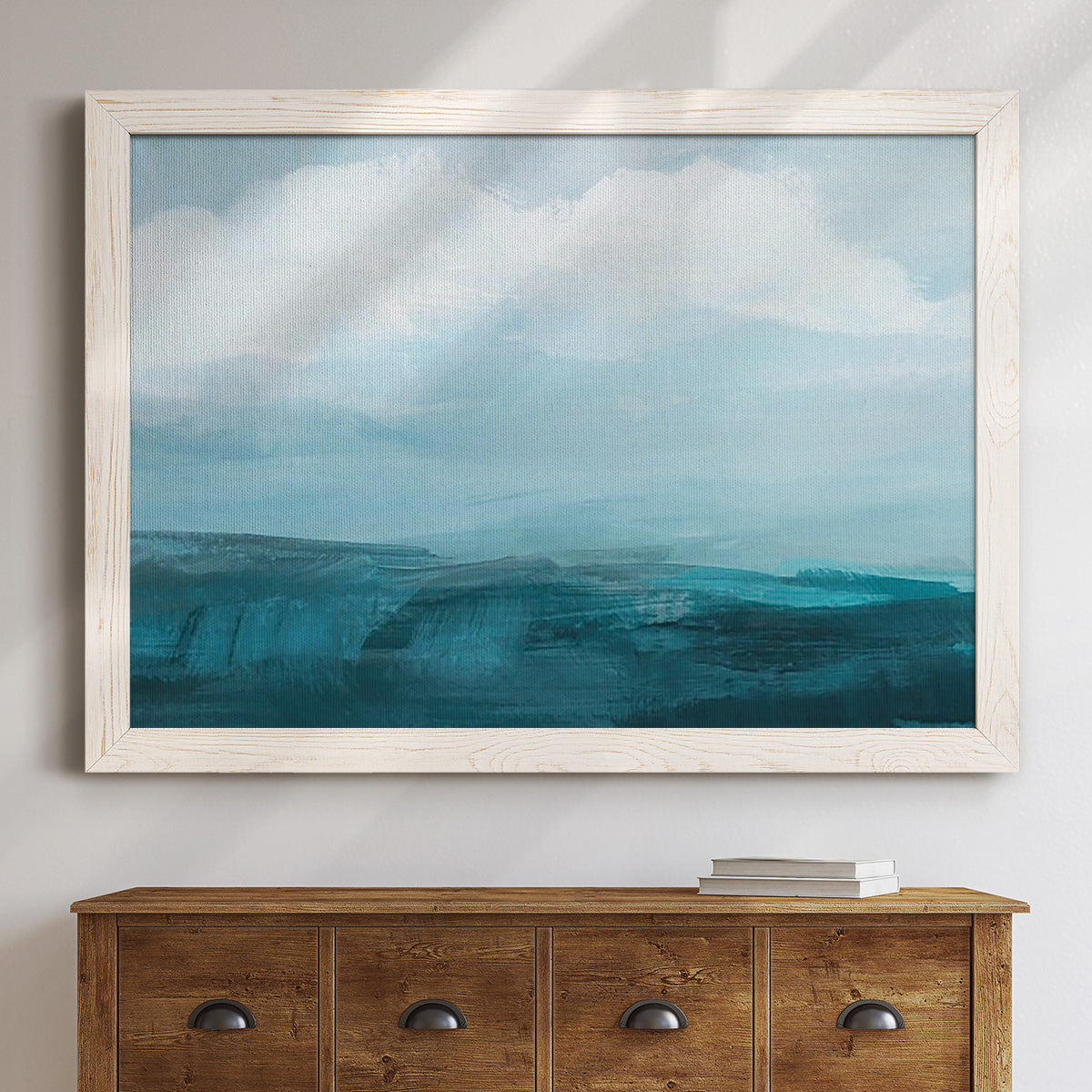 Azure Rising II-Premium Framed Canvas - Ready to Hang