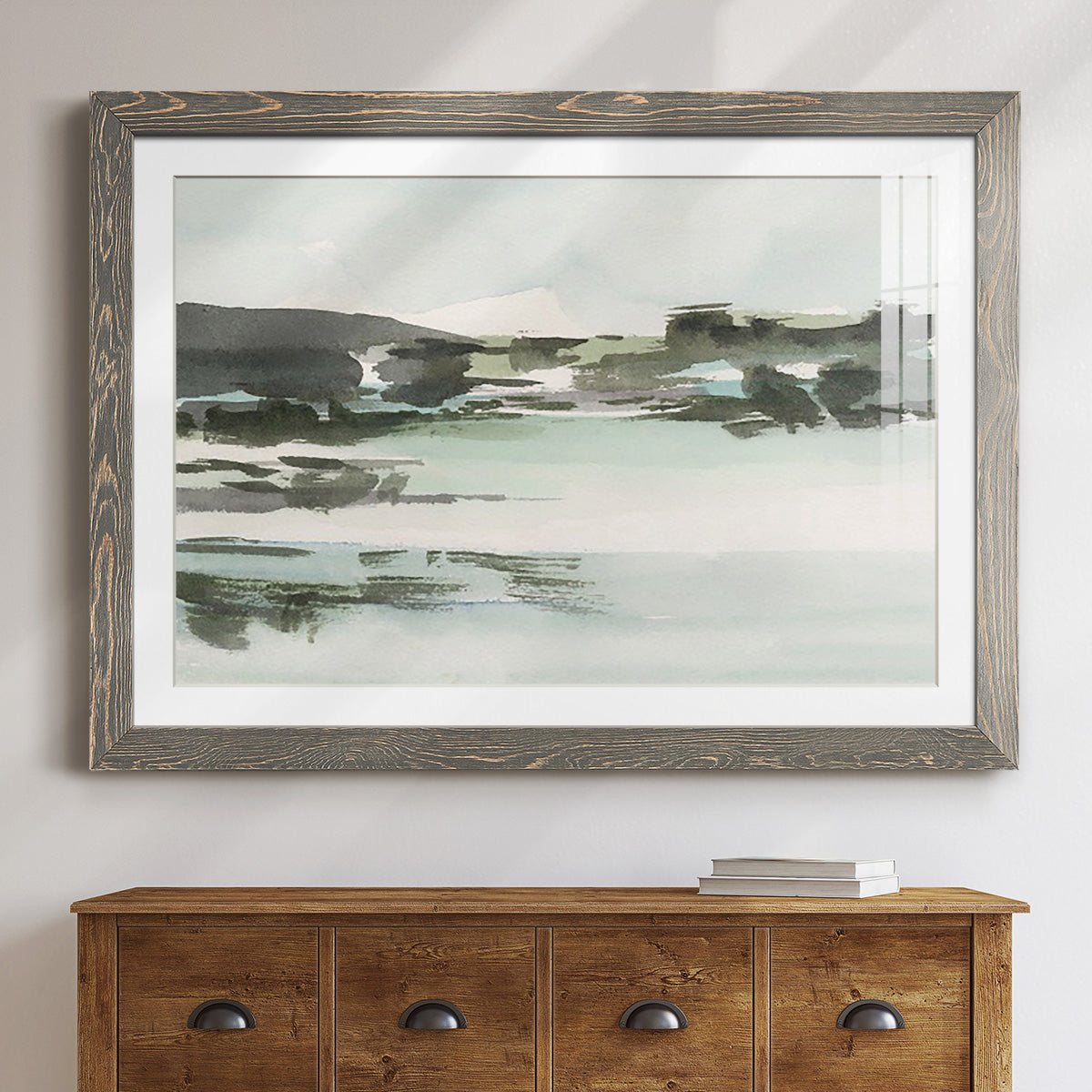 Turquoise Marsh II-Premium Framed Print - Ready to Hang