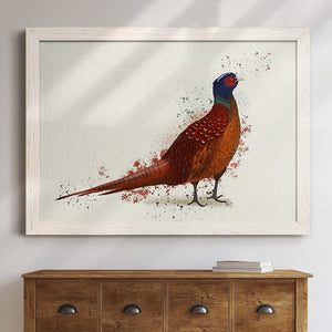 Pheasant Splash 4-Premium Framed Canvas - Ready to Hang