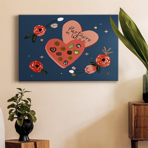 Happy Galentine I Premium Gallery Wrapped Canvas - Ready to Hang