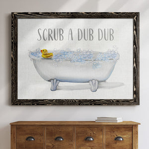 Scrub A Dub-Premium Framed Canvas - Ready to Hang