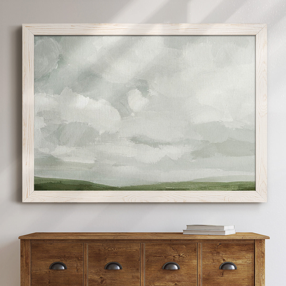 Gray Stone Sky IV-Premium Framed Canvas - Ready to Hang