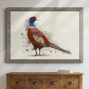 Pheasant Splash 5-Premium Framed Canvas - Ready to Hang