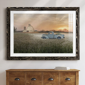 Evening Farm-Premium Framed Print - Ready to Hang
