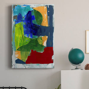 Brights Strokes II Premium Gallery Wrapped Canvas - Ready to Hang