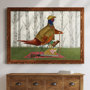 Pheasant Shooting Party 4-Premium Framed Canvas - Ready to Hang