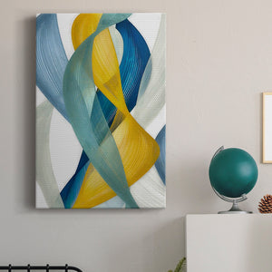 Horizontal Bands I Premium Gallery Wrapped Canvas - Ready to Hang