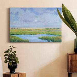 Summer Marsh I Premium Gallery Wrapped Canvas - Ready to Hang