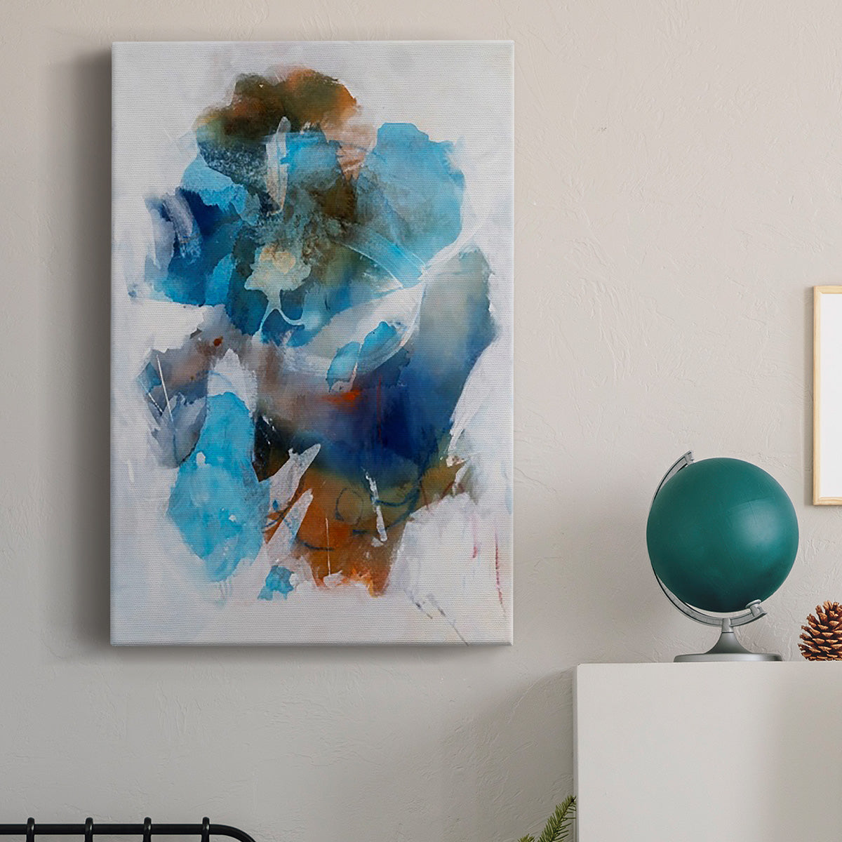 Misty Blue II Premium Gallery Wrapped Canvas - Ready to Hang