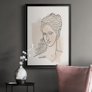 Greek Busts V Premium Framed Print - Ready to Hang